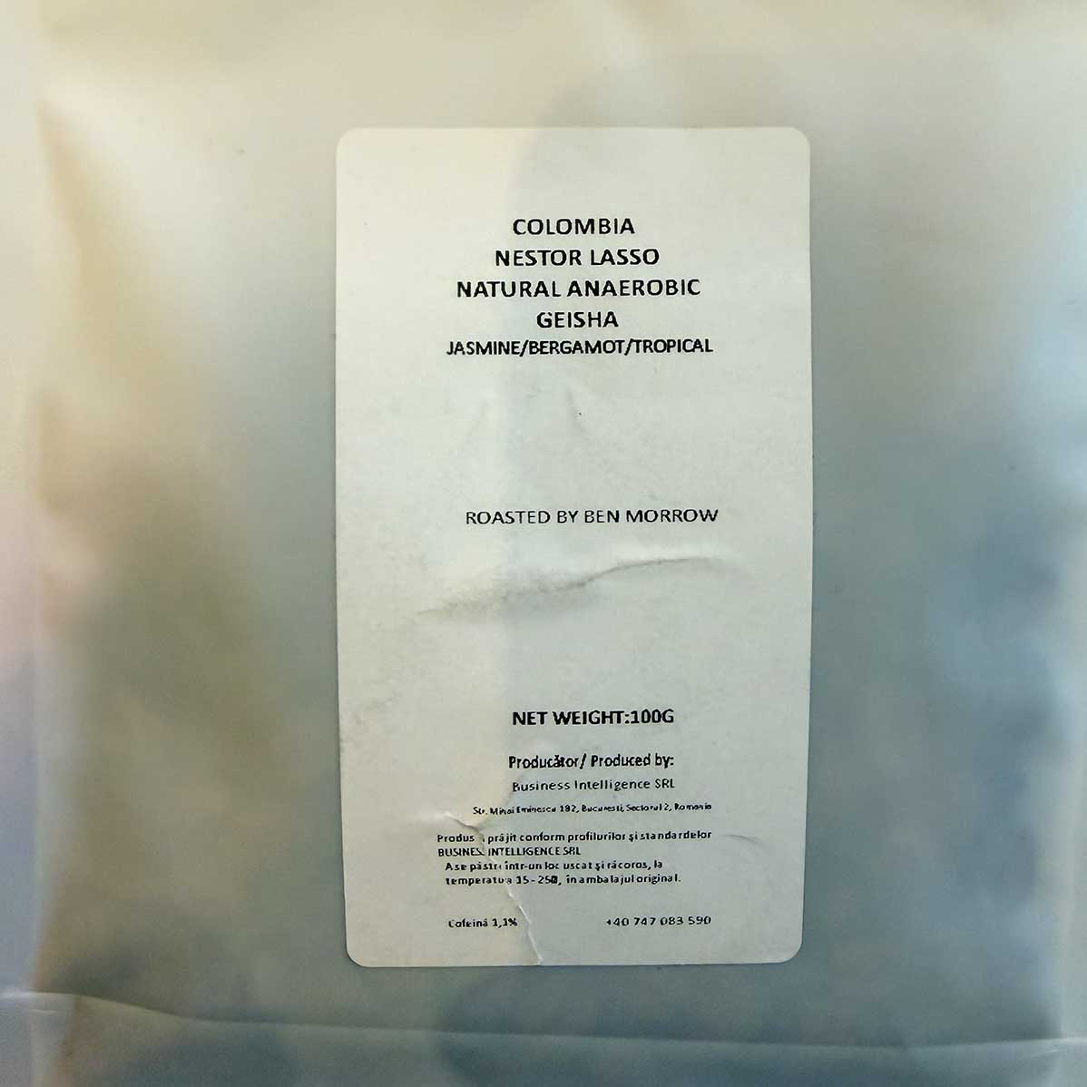 Legendary Colombia Nestor Lasso Geisha 100g