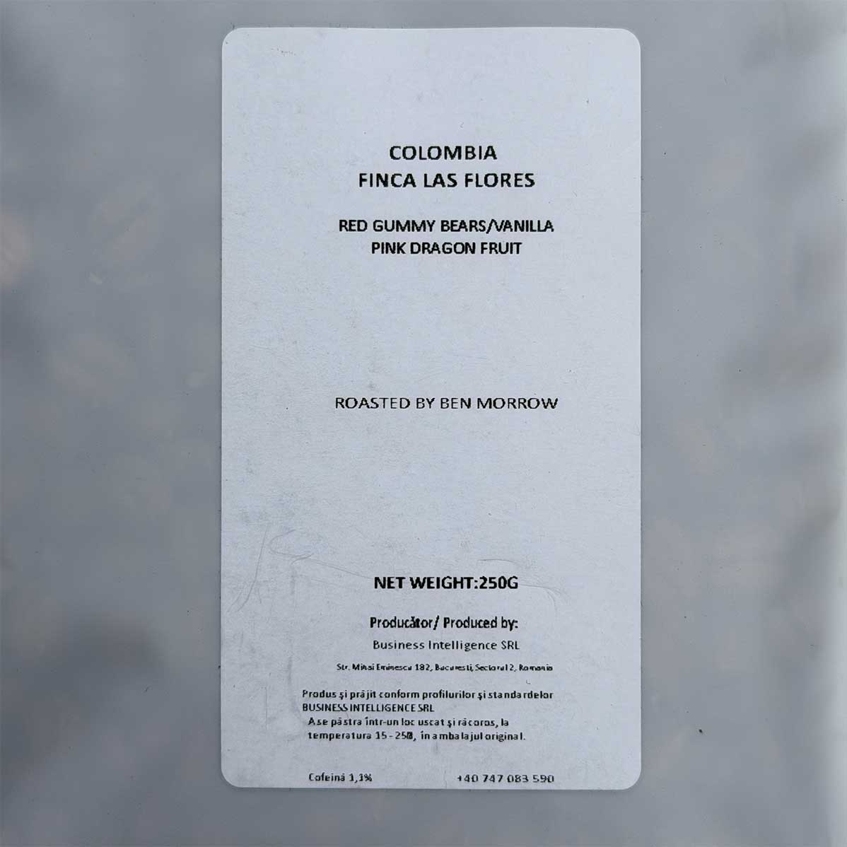 Legendary Colombia Finca las Flores 250g